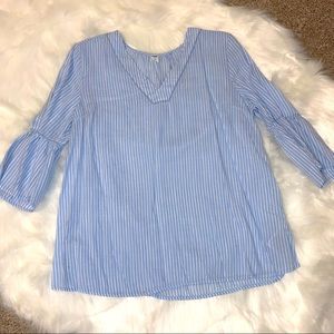 Searsucker print top